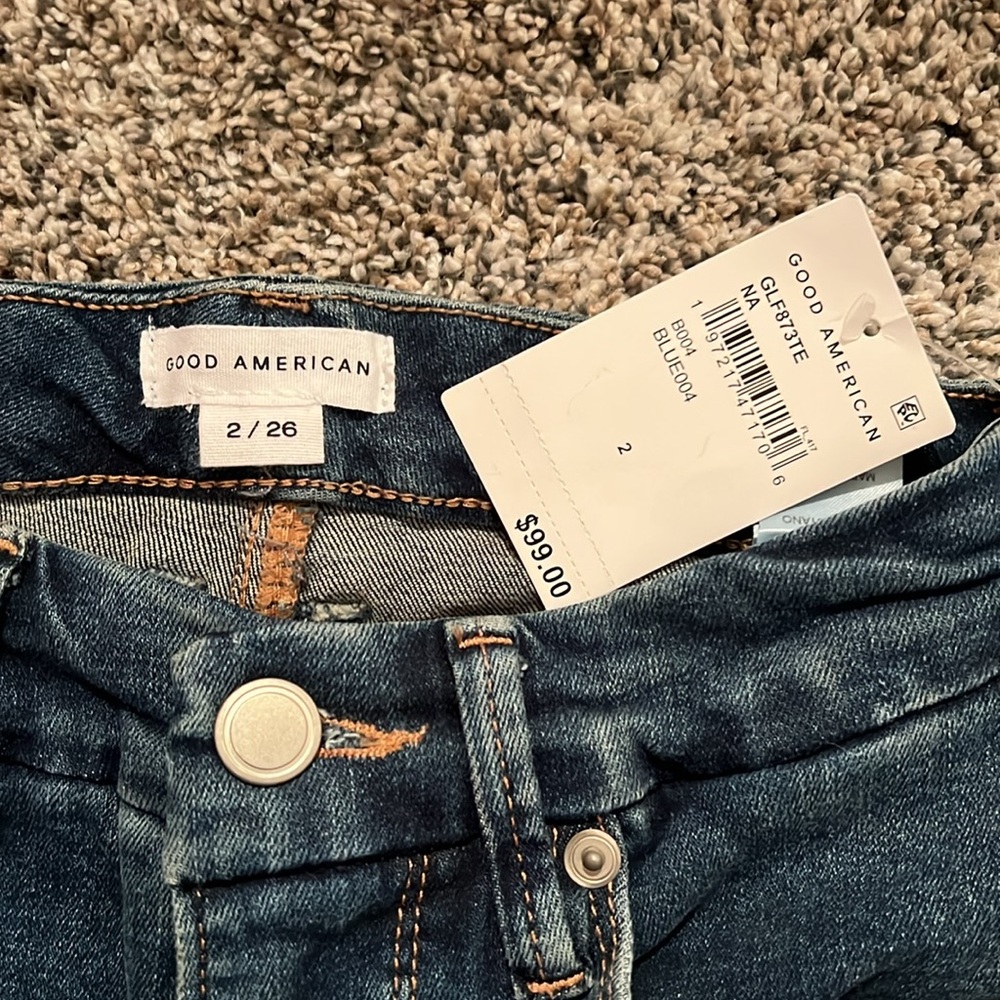 NWT Good American women’s flare jeans - Picture 6 of 6